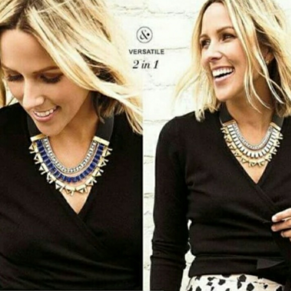 Stella & Dot Natalie 2in1 statement necklace